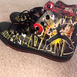 Custom Converse Chuck Taylor Bane Graphic Sneakers Size 9